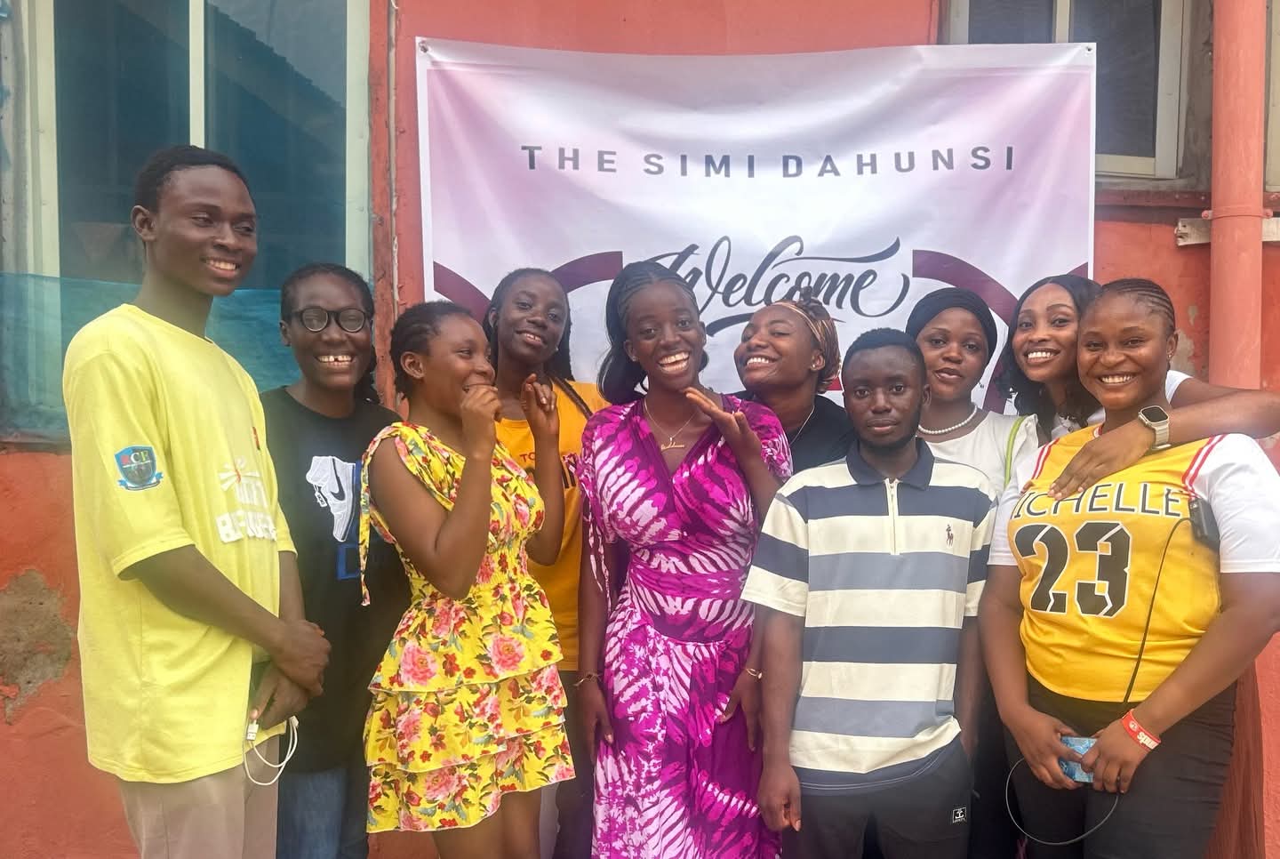 Youth gathering for The Simi Dahunsi welcome program